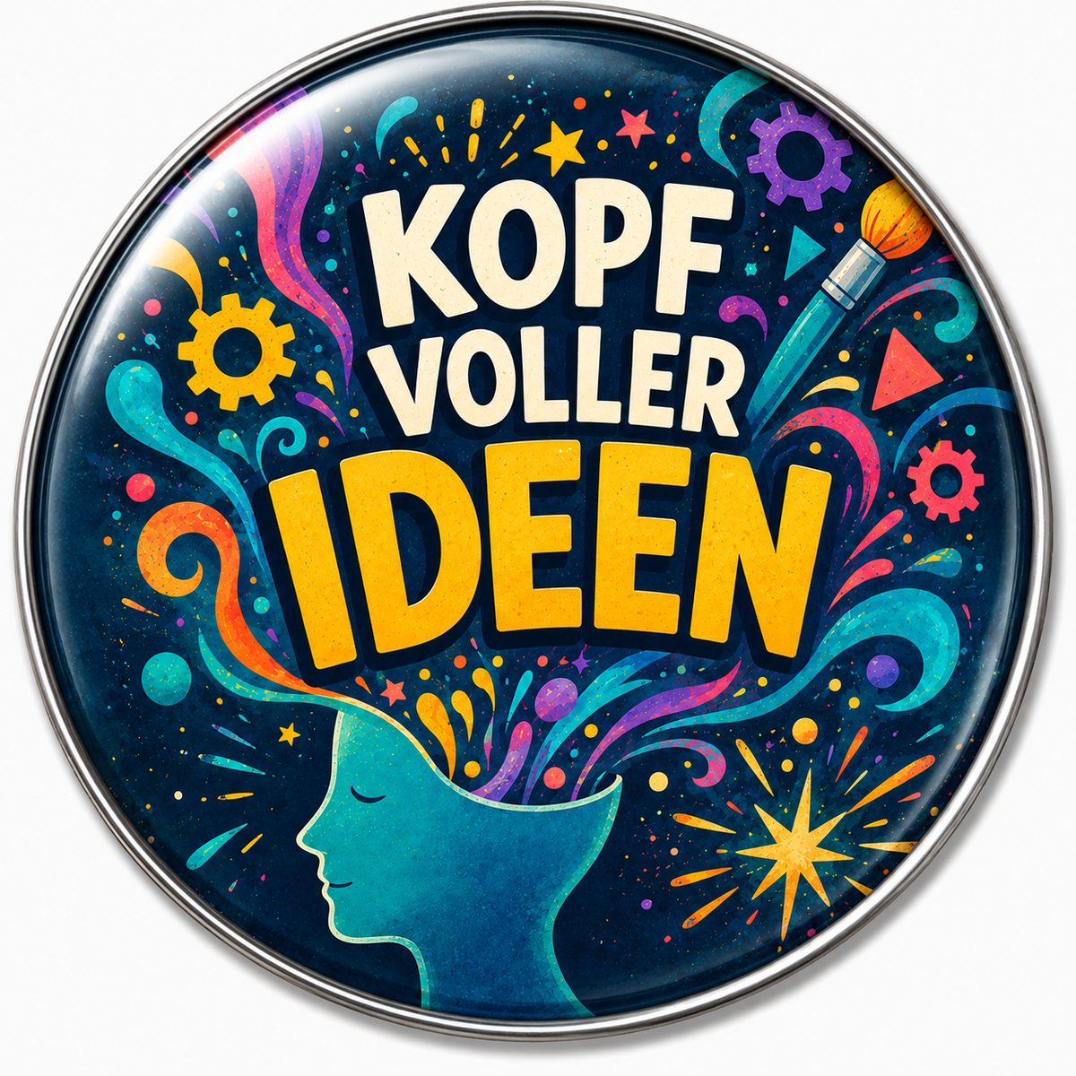 Kopf voller Ideen