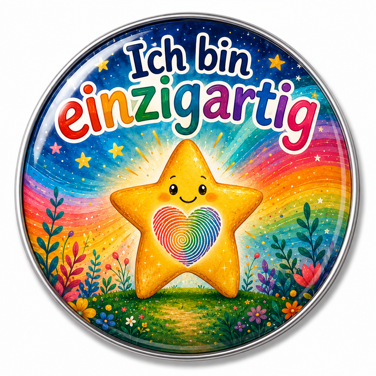 Ich bin einzigartig – Regenbogenstern